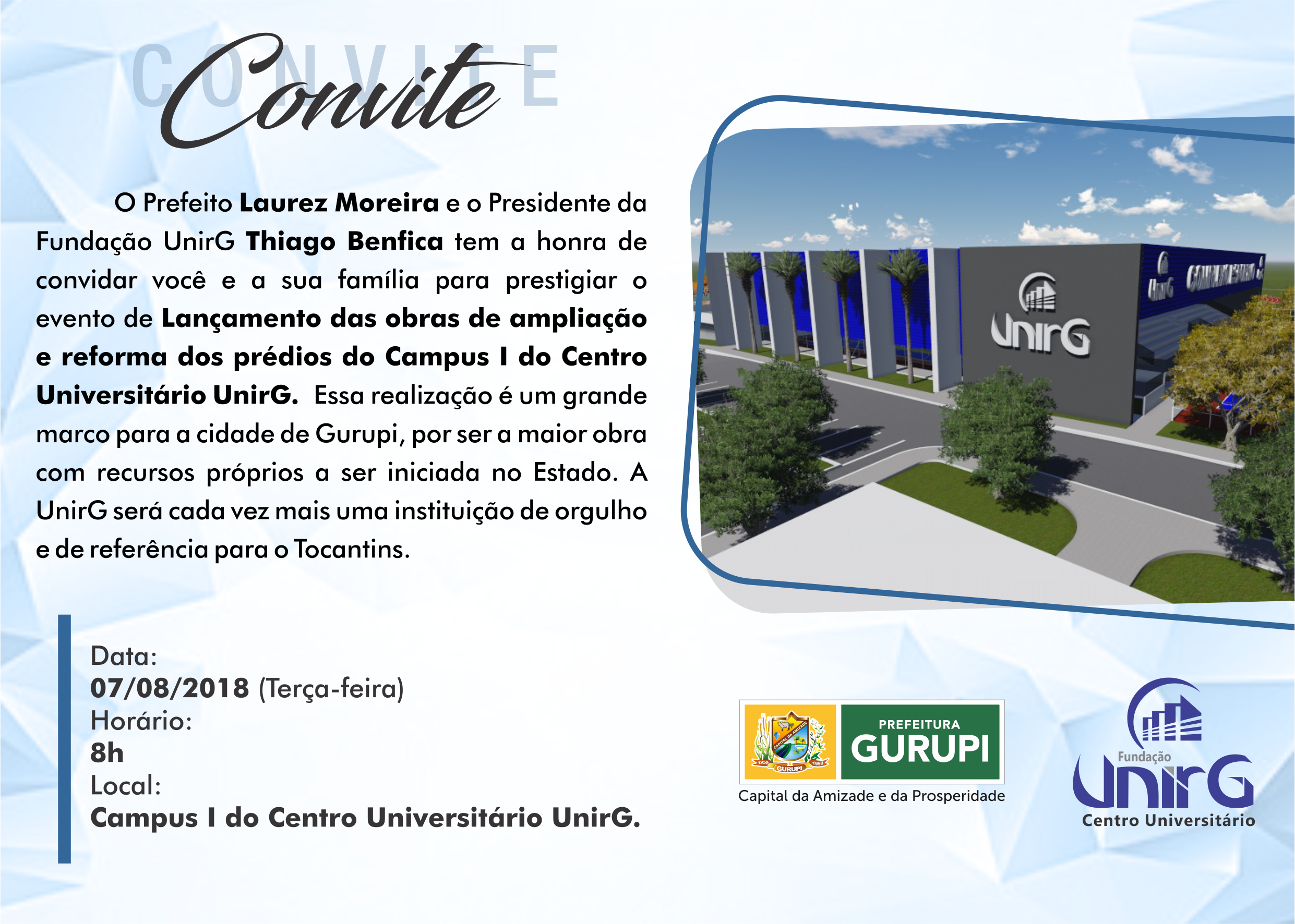 Convite UnirG